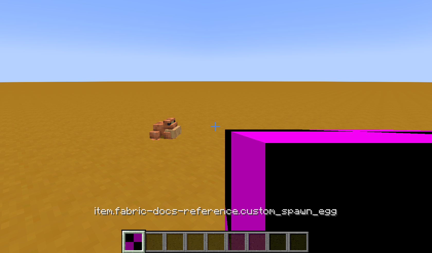 Spawn-Ei ohne Textur